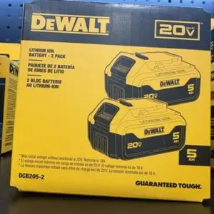 DEWALT 20V MAX 2PK BATTERIES 5.0AH